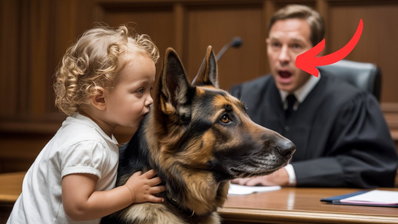 3-Year-Old Whispers to the Police Dog in Court — Seconds Later the Judge Turns Pale