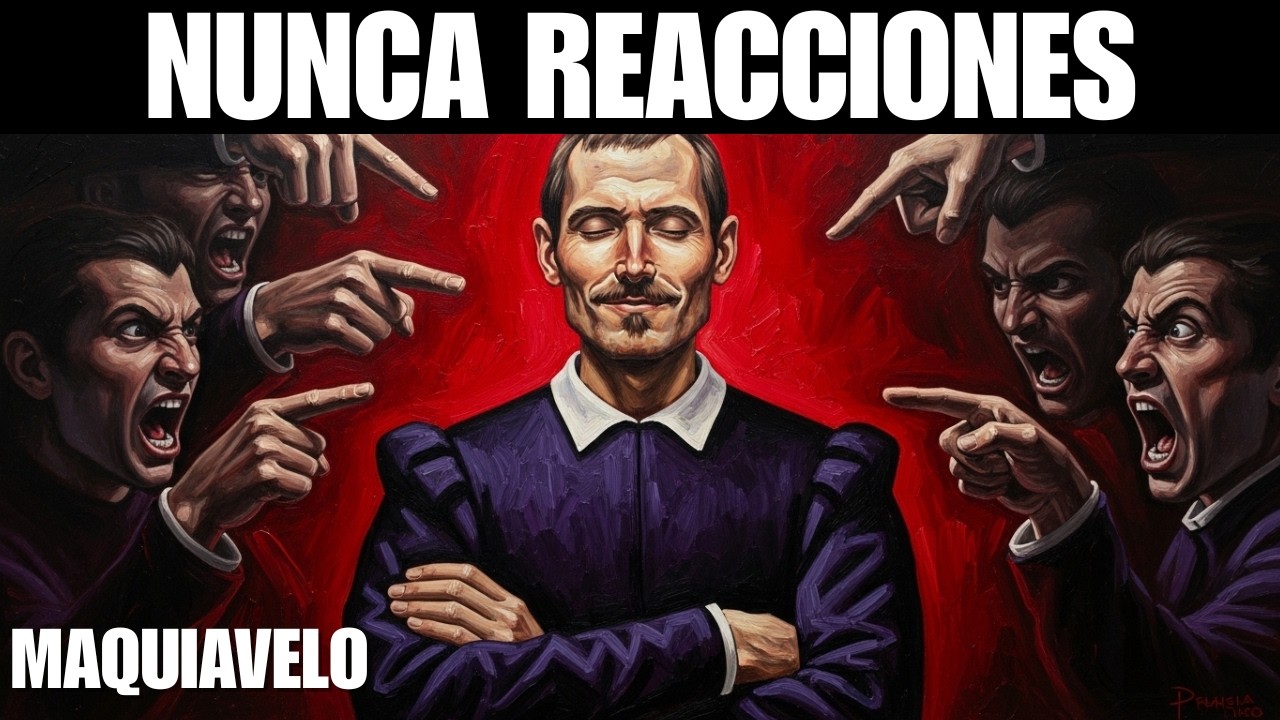 Cómo NUNCA enojarse ni molestarse con nadie — Psicología Oscura de MAQUIAVELO