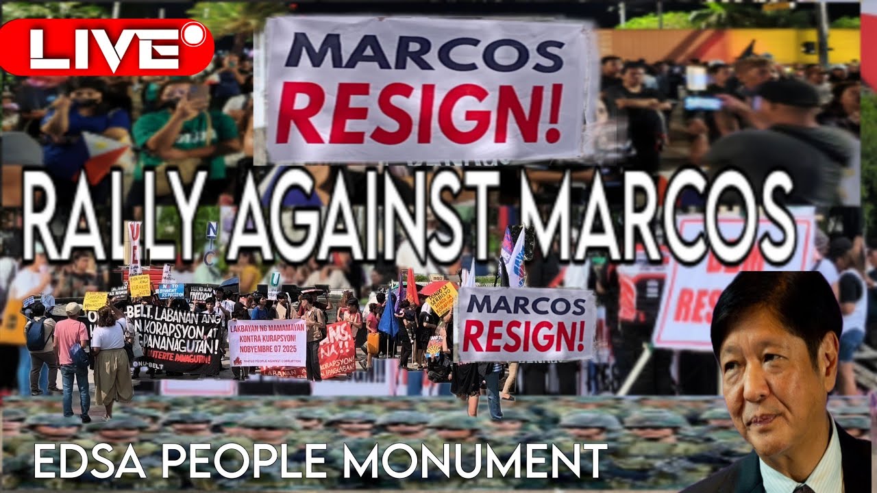RALLY UPDATE LIVE EDSA PEOPLE MONUMENT/Nov 30,2025
