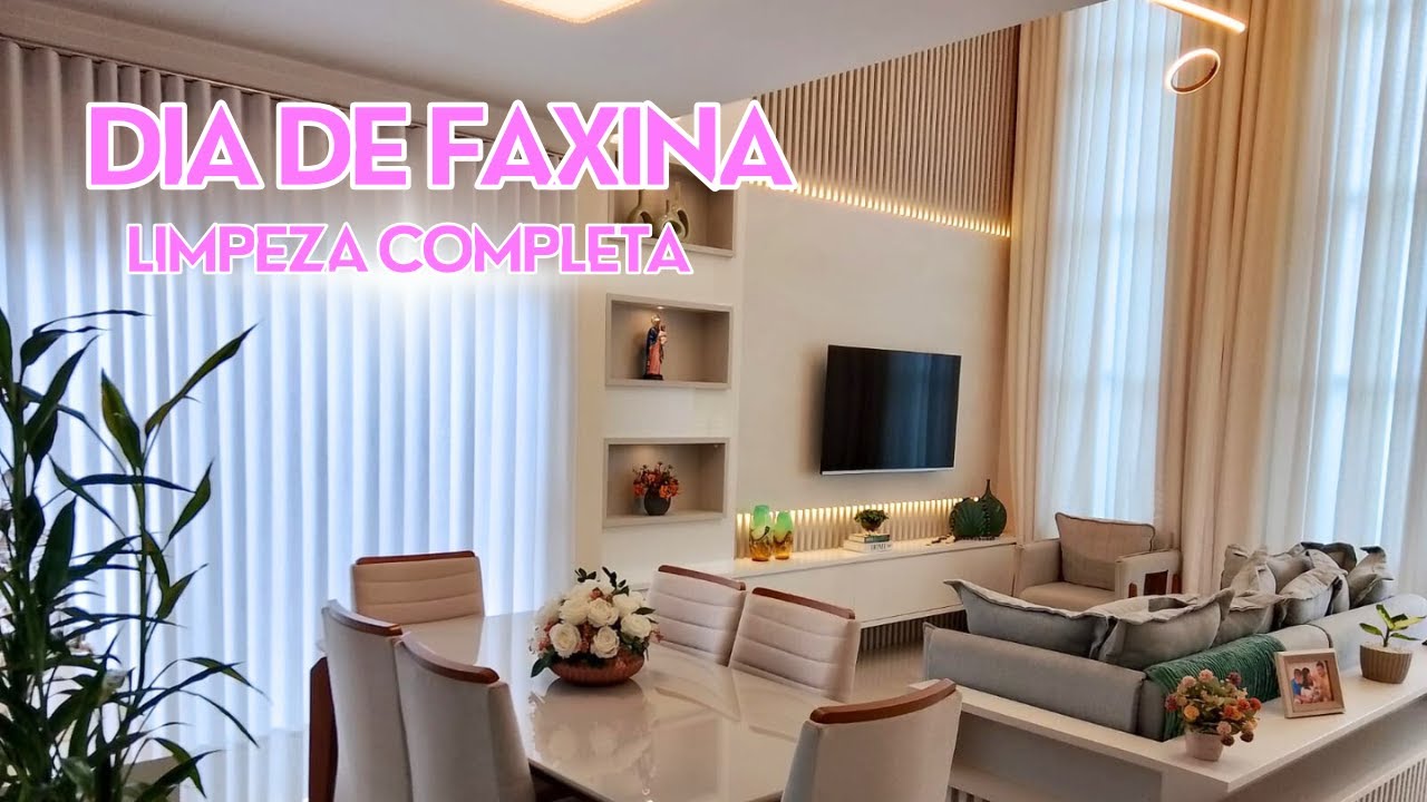 FAXINA COMPLETA PARA O FINAL DE SEMANA