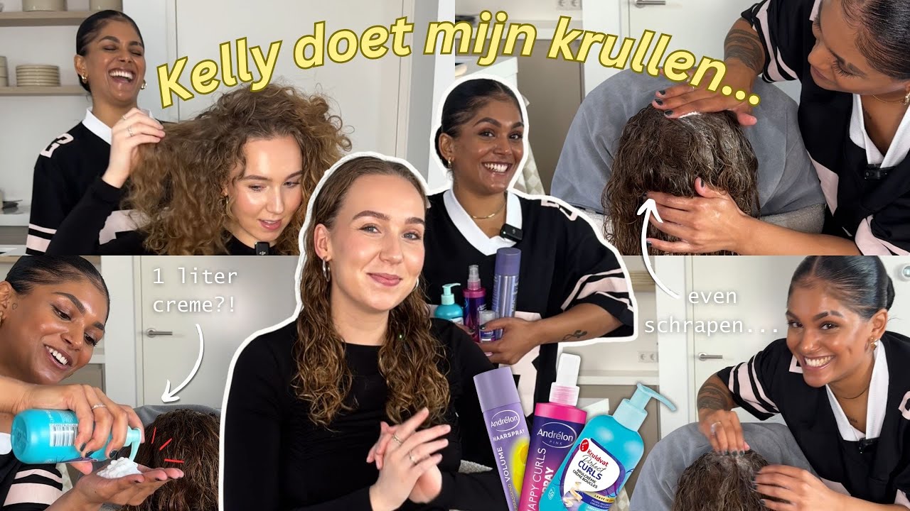 Andrélon Voor Krullen?! & Nu Snap Ik Waarom Kelly Eczeem Heeft... 👀