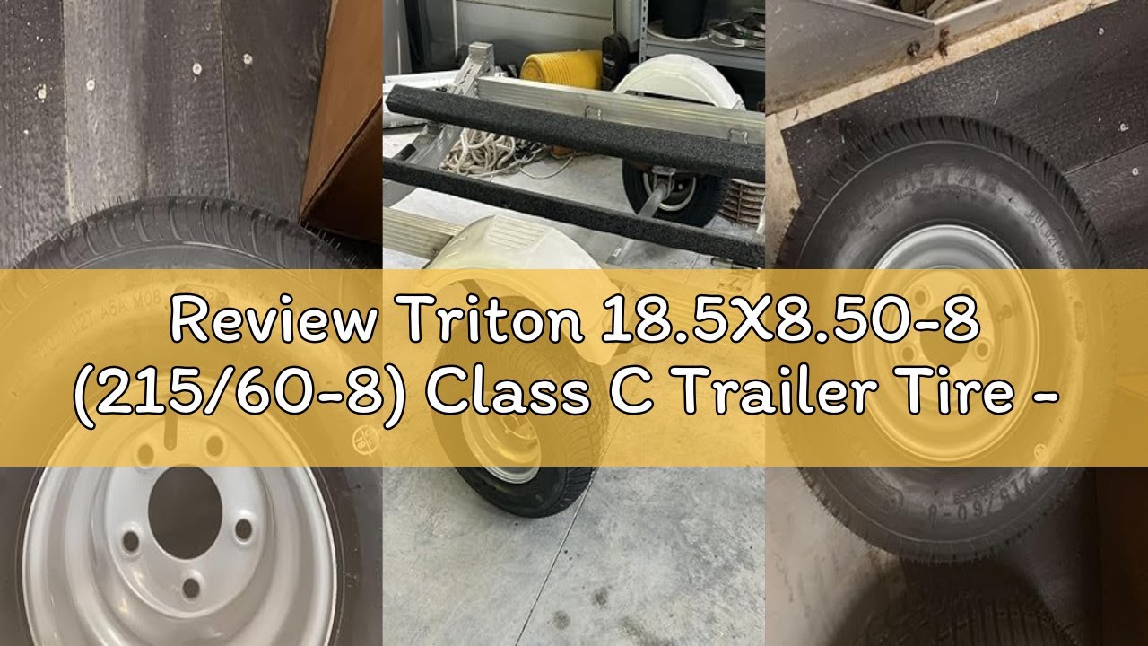 Review Triton 18.5X8.50-8 (215/60-8) Class C Trailer Tire - Pair - for Watercraft/Snowmobile/Utility