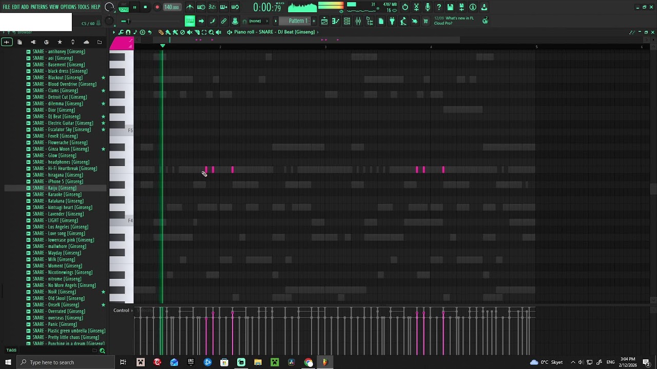 Making Heatful Type Beats in Fl Studio🧪🧪🧪🧪(🐯🐯)