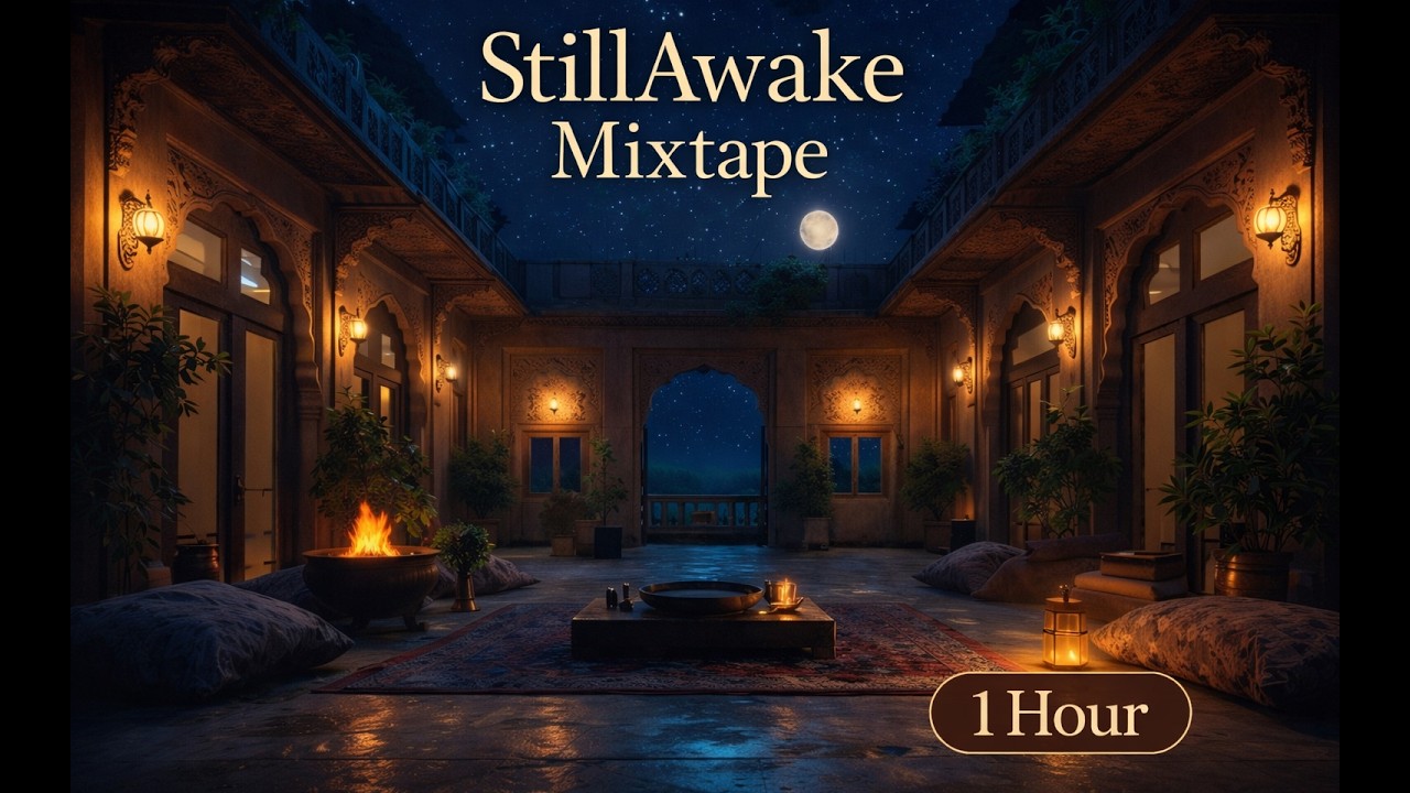 1 Hour Calm Night Lo-Fi Hip Hop | Vibes for Relax & Sleep