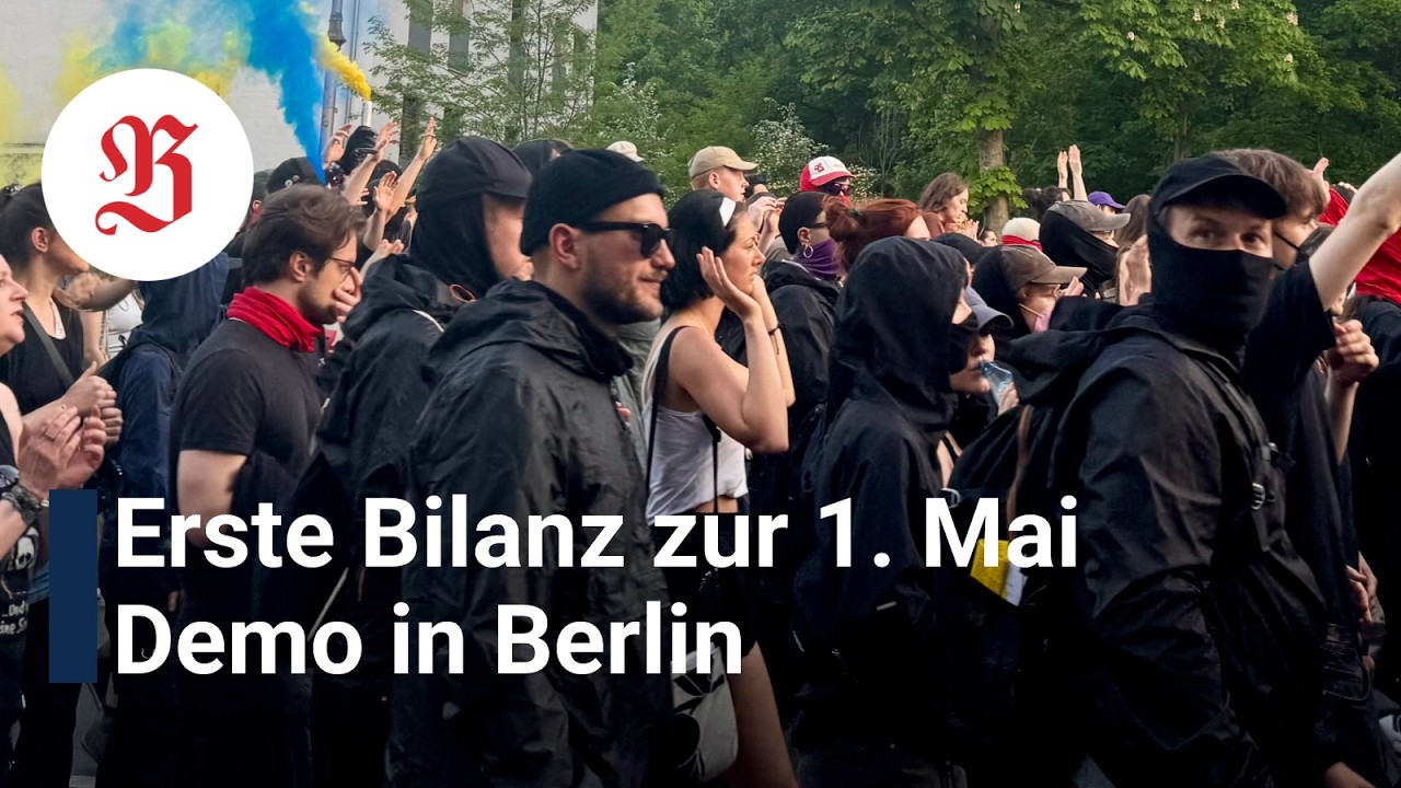 1. Mai Demo 2025 in Berlin - teilweise wurde es hitzig | eine Erste Bilanz