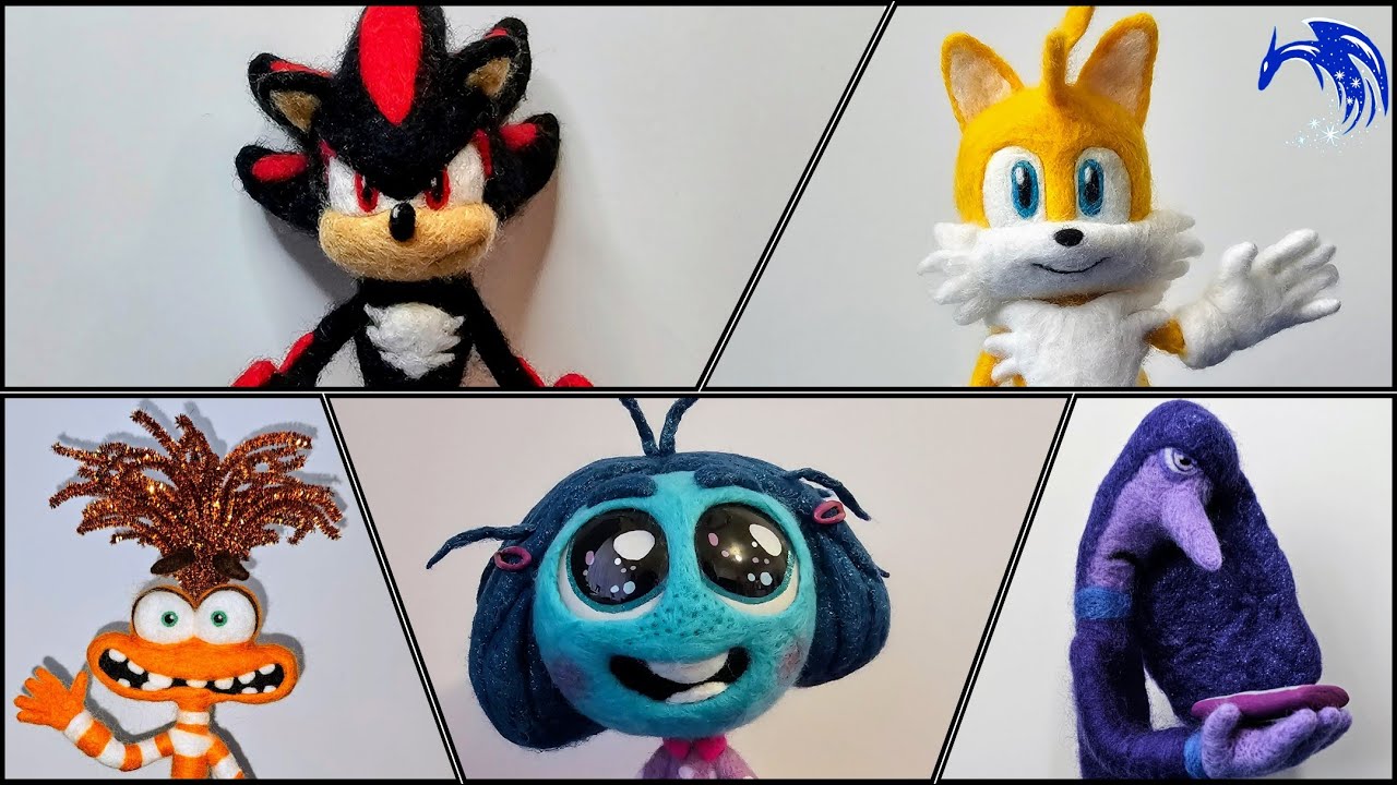 My TOP 5 BEST Needle Felt Videos of 2024 Compilation! || Inside Out 2  Sonic The Hedgehog