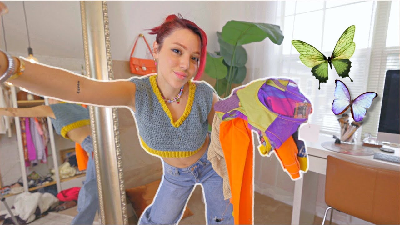 shopping SPRING 2021 fashion trends *try-on thrift haul*