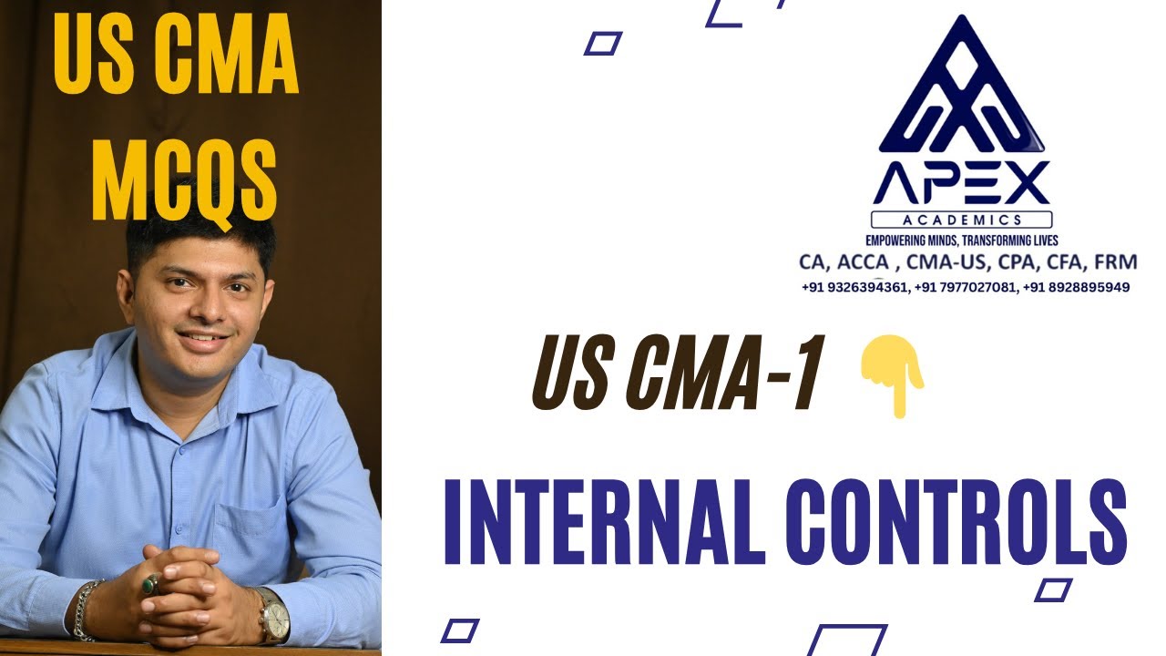 US CMA 1 Internal Controls #coso #controlsystems #assurance #uscmacoaching #uscma #internalcontrols