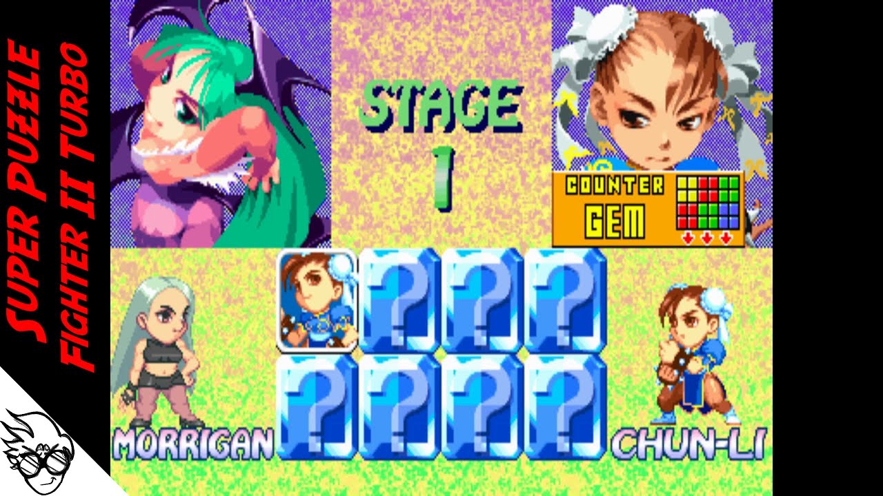 Super Puzzle Fighter II Turbo (Arcade 1996) - Morrigan  [Playthrough/Longplay]