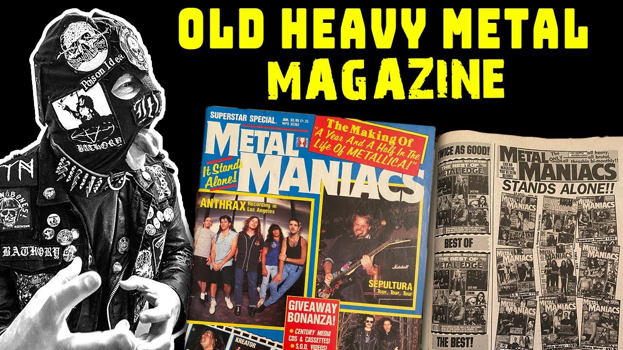 Vintage Metal Magazine Vault - Metal Maniacs