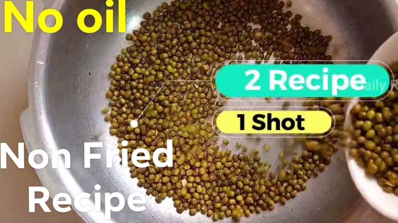 No oil Healthy Snacks Recipes | Less oil Foods | 2 Recipe in 1 Pot | Quick no oil Snacks Recipes