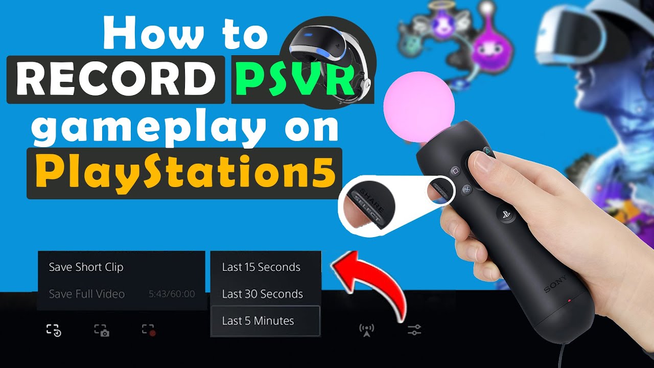 How to RECORD PSVR gameplay on PS5 WITHOUT capture card and correct lens distortion | 2022