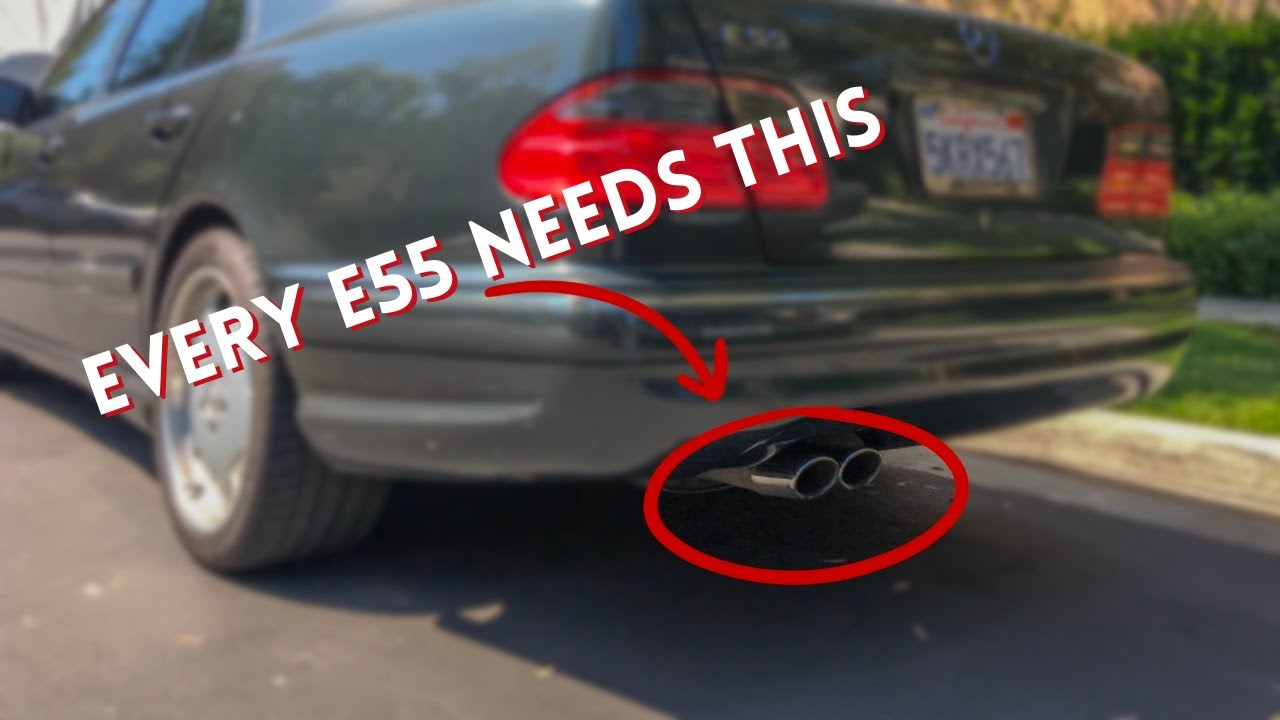 W210 E55 AMG Exhaust: Secondary Cat and Resonator Delete