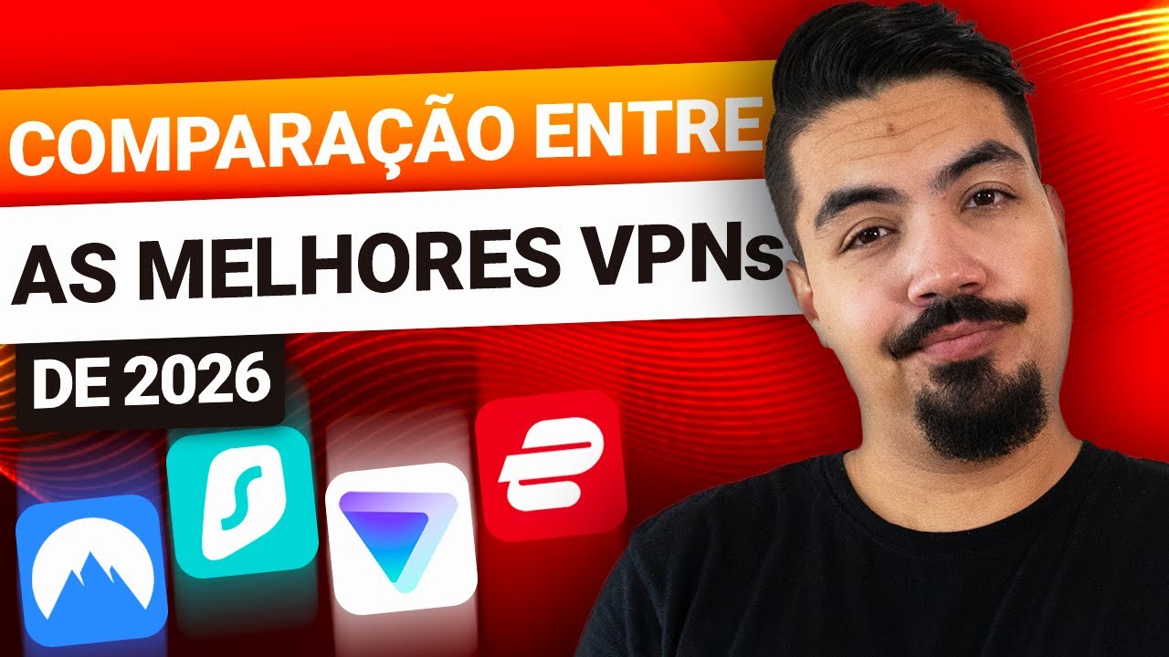 Análise das melhores VPNs de 2026 | NordVPN vs Surfshark vs Proton VPN vs ExpressVPN