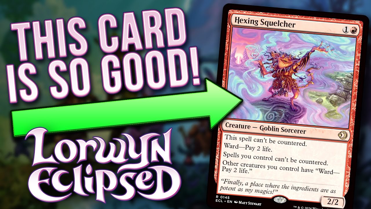 BETTER THAN DEFENSE GRID! Hexing Squelcher from Lorwyn Eclipsed (MTG ECL) | Magic: The Gathering MTG