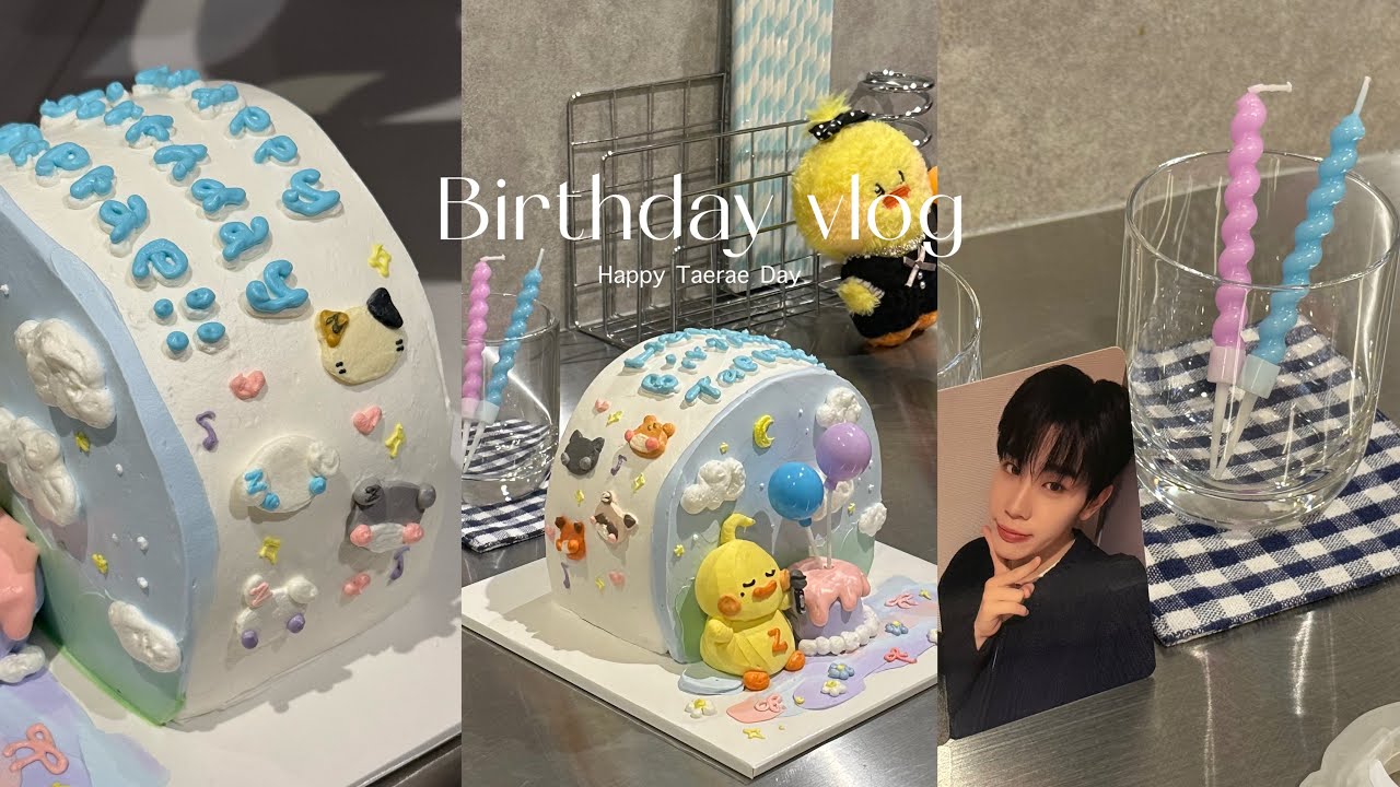 ［ZEROSE VLOG］ZB1 テレ생일˖ ࣪⊹￤センイルケーキ￤本人不在の誕生日会￤ホカンス︎︎