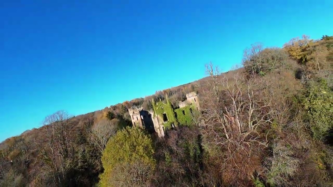 Flying the Avata 2 at the Cambusnethan Priory