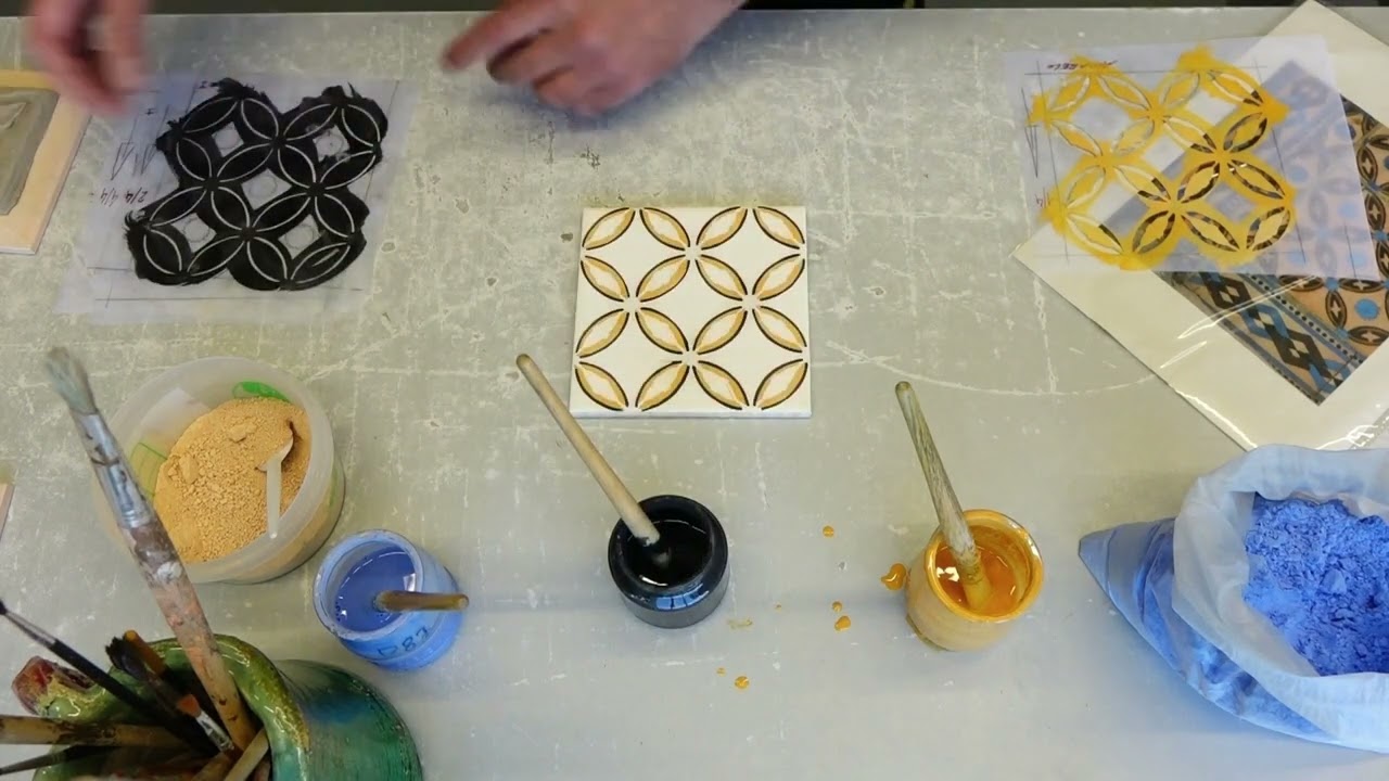 Azulejo Estampilhado