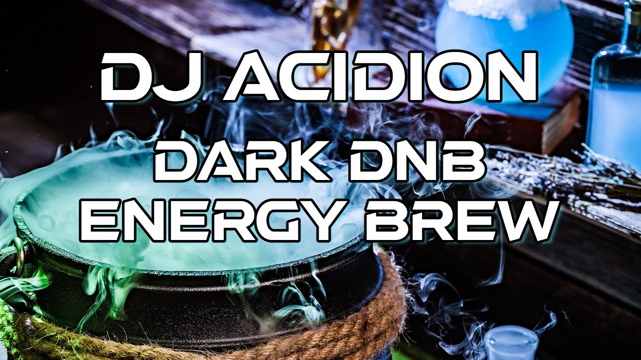 Dark Drum and Bass Energy Brew