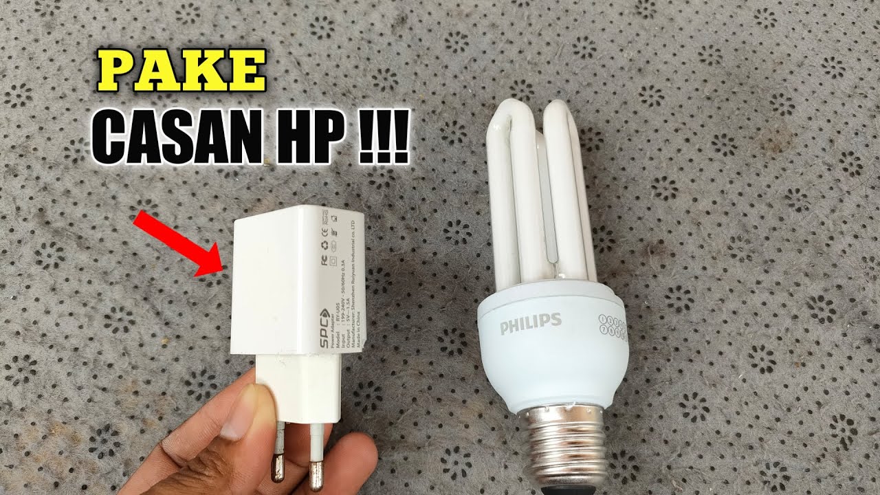 Saya Yakin Semua Baru Tau!! Servis Lampu Philips Mati / Redup Pake Casan HP