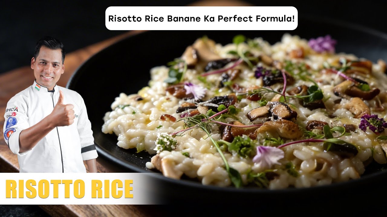 Creamy Risotto Rice Recipe | Authentic Italian Style Risotto at Home