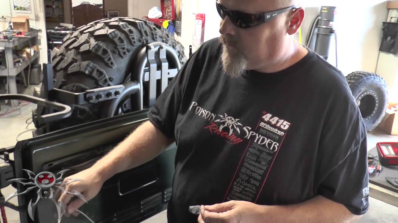 Jeep JK LED Tail light Wiring Harness Install - Poison Spyder Customs
