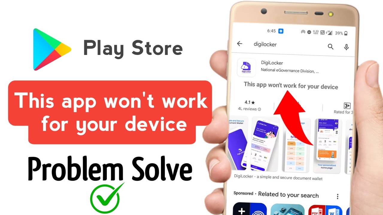 This app won't work for your device problem | How to fix this app won't work for your device