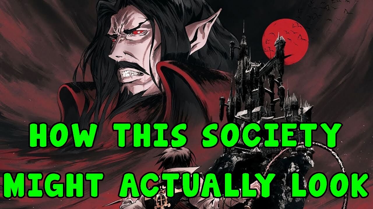 A Realistic Human and Vampire Society