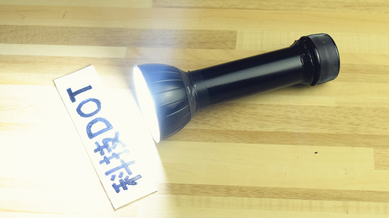 How to make SuperBright LED Flashlight 自制250流明3W LED强光手电