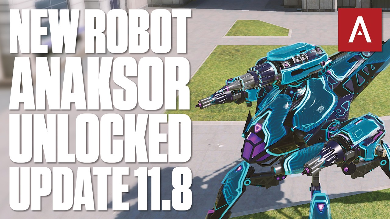 War Robots - Разблокирован новый робот Анаксор | Обновление 11.8