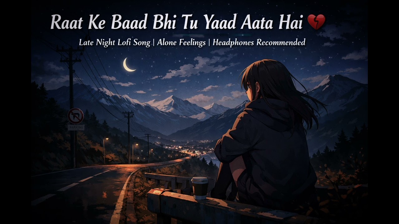 “Raat Ke Baad Bhi Tu Yaad Aata Hai 💔 | Late Night Lofi Song | Headphones Recommended”