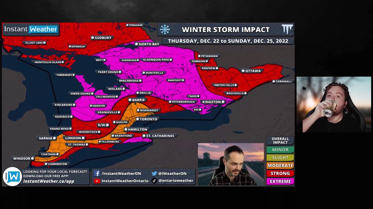 СИЛЬНЫЙ ЗИМНИЙ ШТОРМ: прогноз, обсуждение и ответы на вопросы! #onstorm #ontarioweather