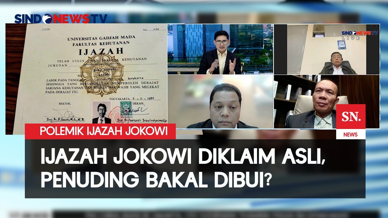 Polemik Ijazah Jokowi, Rismon: Yang Diinginkan Publik Adalah Uji Otentifikasi | Sindo Sore | 23/05