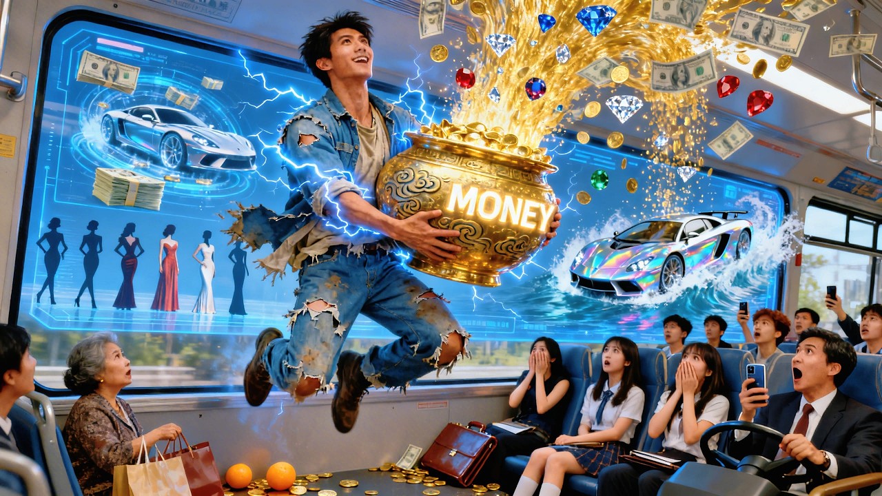 Poor guy unlocks the [Moral Blackmail System]! Refuse = 100 billion cash!#movie #cdrama