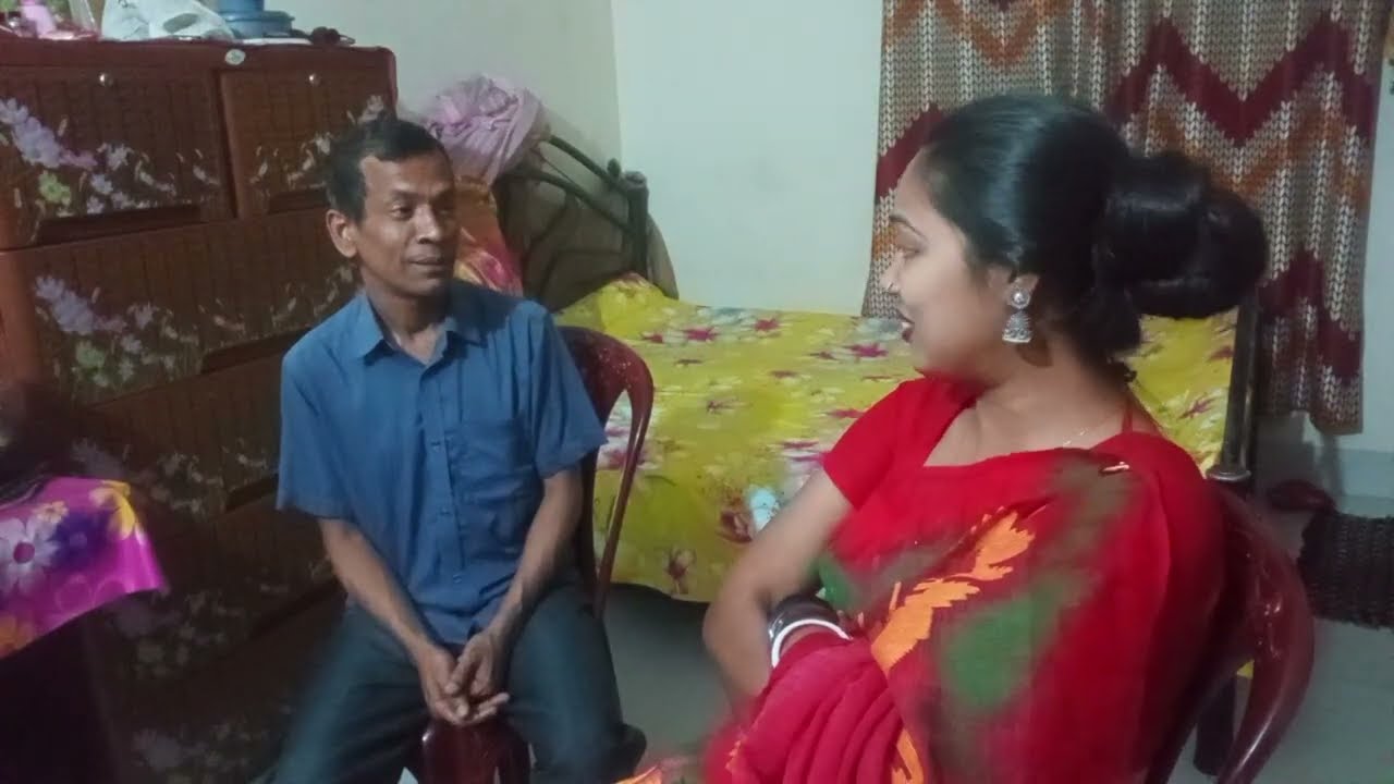 বাড়ি ফাঁকা  পেয়ে পাসের বাড়ির দেবর আসল ঘরে//moni Bengali longhair play story video ll 