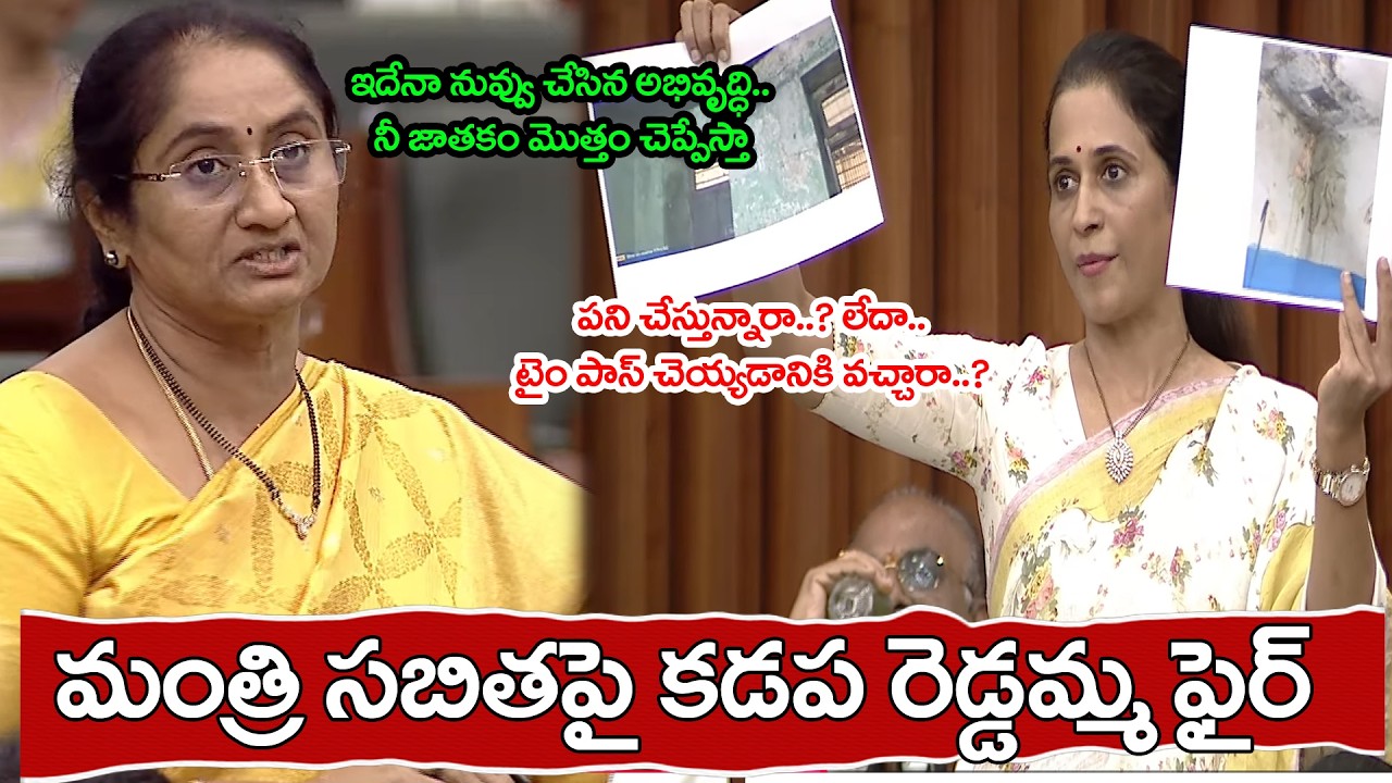 కడప రెడ్డమ్మ vs మంత్రి సవిత | Reddappagari Madhavi Fires on Savitha : PDTV News