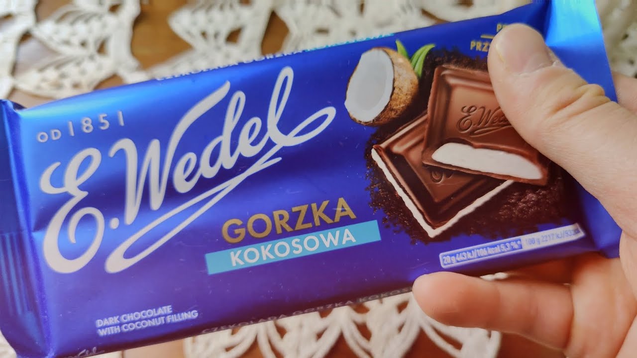 Wedel gorzka kokosowa - recenzja polskiej czekolady z kokosami