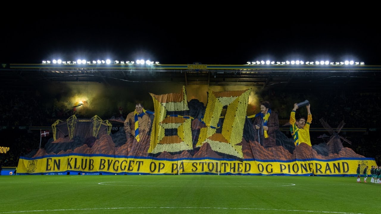 Brøndbys 60 års jubilæums-tifo