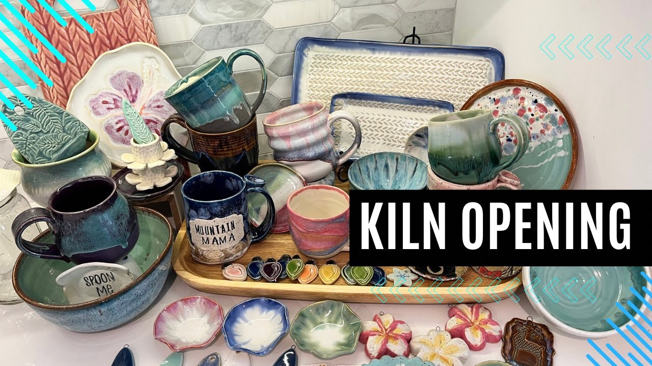 Kiln opening&hellip; Fun new glaze combos!