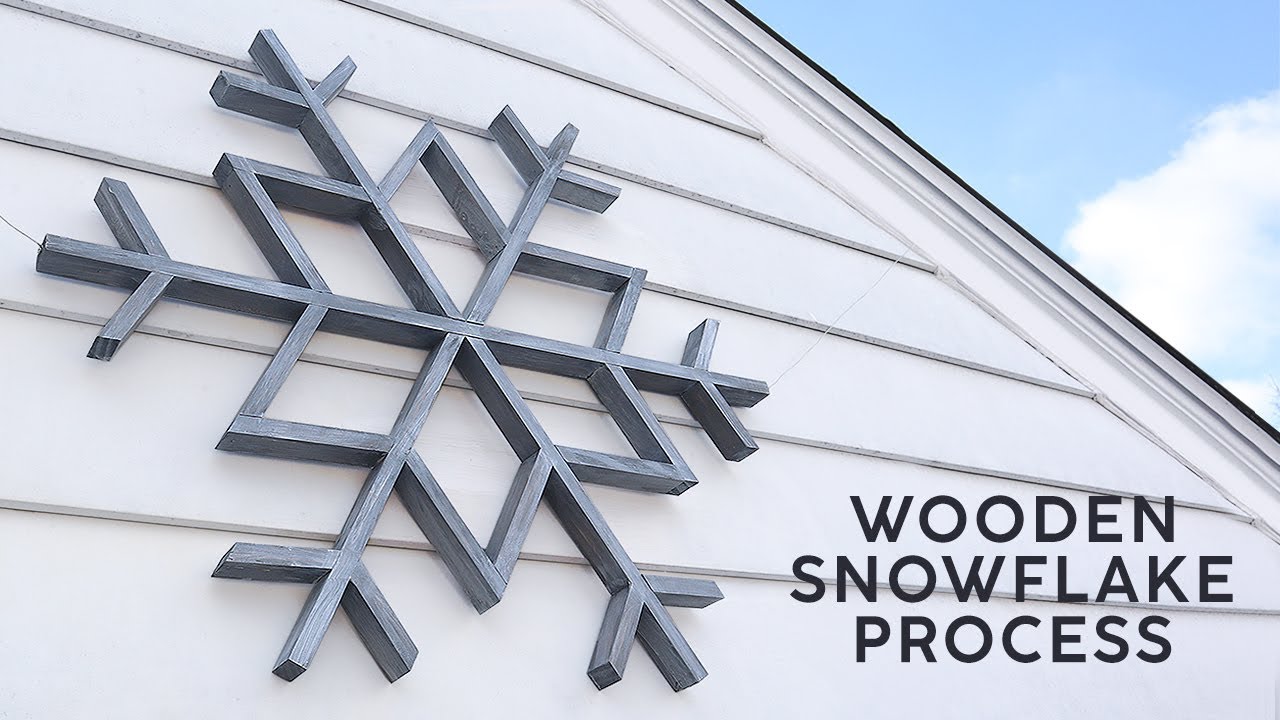 How to Make a Wooden Snowflake - Holiday Woodworking Project