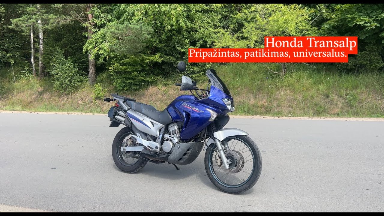 Linelis Ride S01E10. Honda XV650V Transalp - pripažintas, patikimas, universalus.