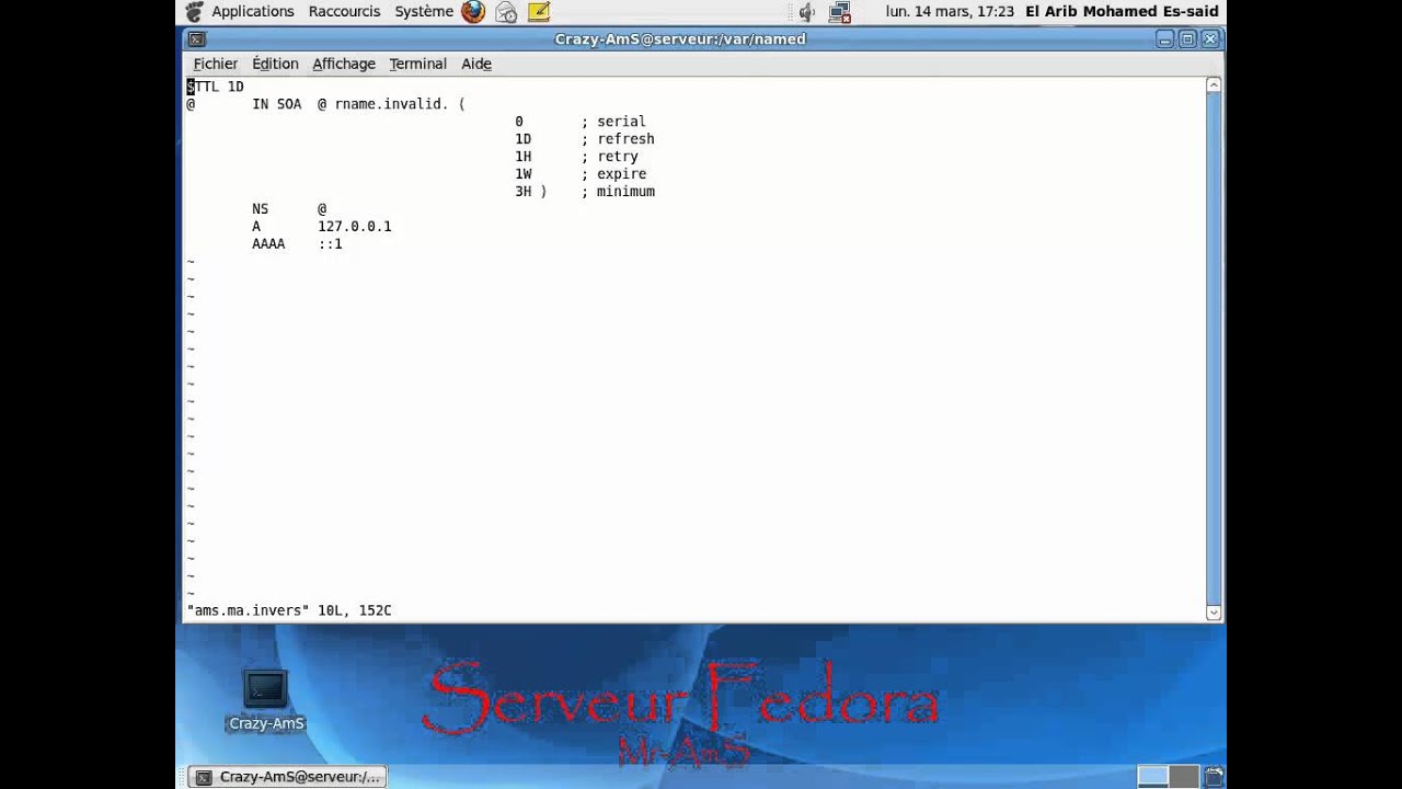 Configurer un serveur DNS sous Fedora 14