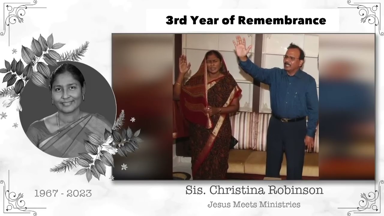 3rd Year of Remembrance Sis  Christina Robinson | Jesus Meets Ministries