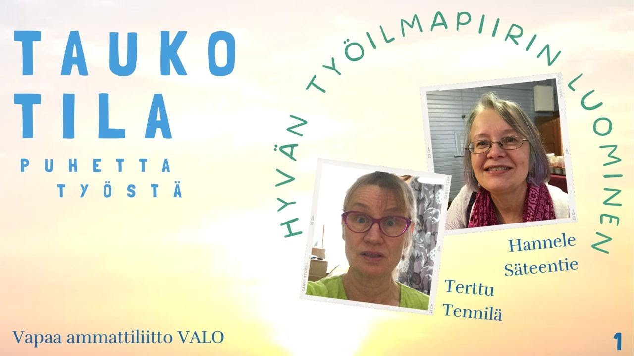 Millainen on hyv&auml; ty&ouml;ilmapiiri