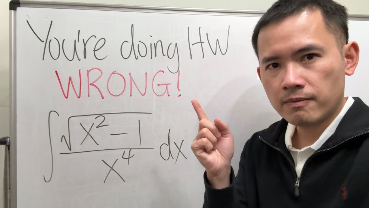 One big problem among calculus students: You&rsquo;re doing your homework wrong!