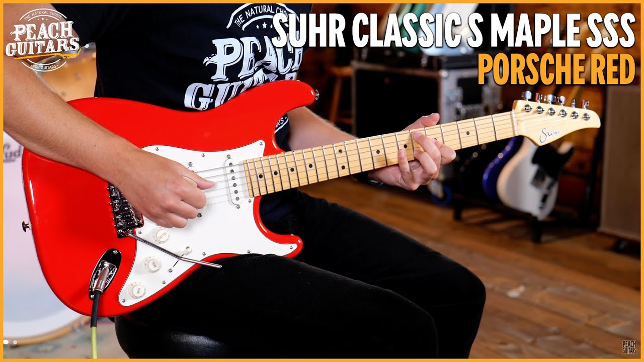 Suhr Classic S Maple SSS | Porsche Red