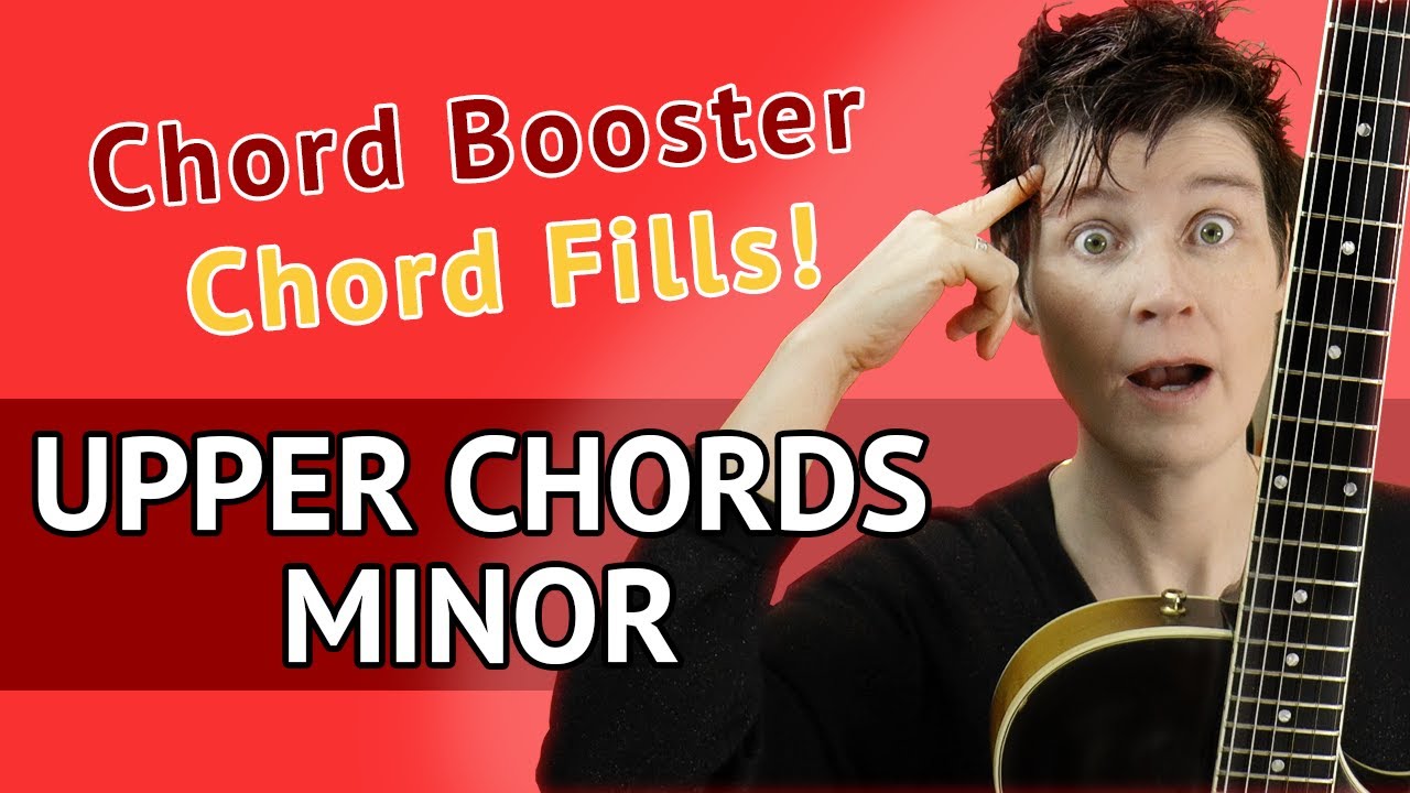 MINOR JAZZ GUITAR CHORDS - UPPER STRUCTURE CHORDS MINOR + JAZZ GUITAR FILLS IN MINOR