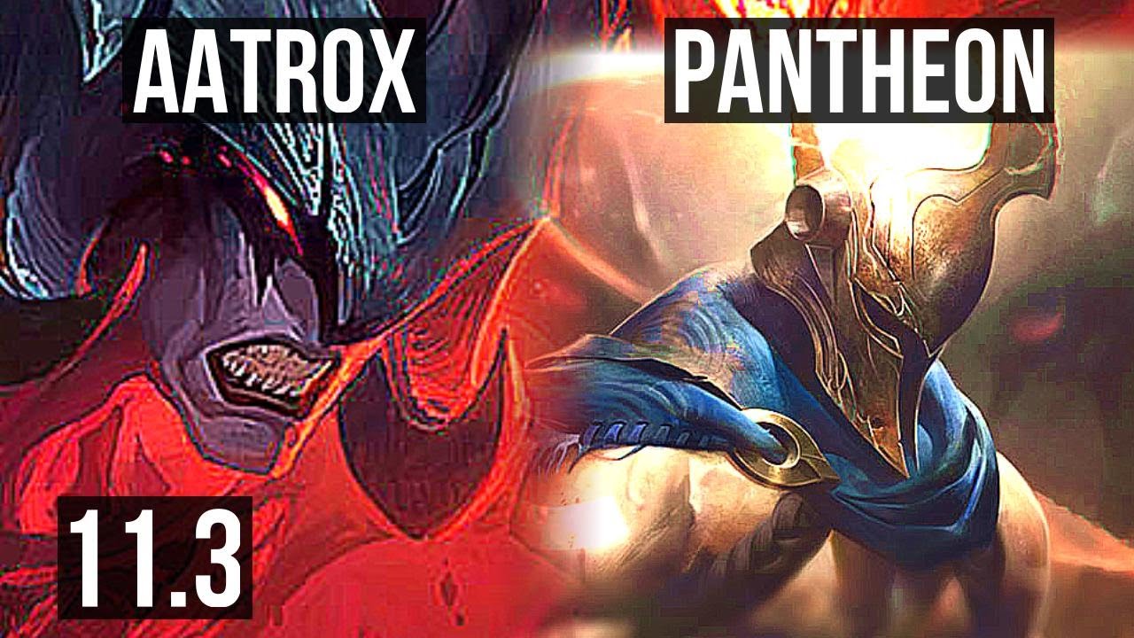 AATROX vs PANTHEON (MID) | 7/2/17, 65% winrate | KR Master | v11.3