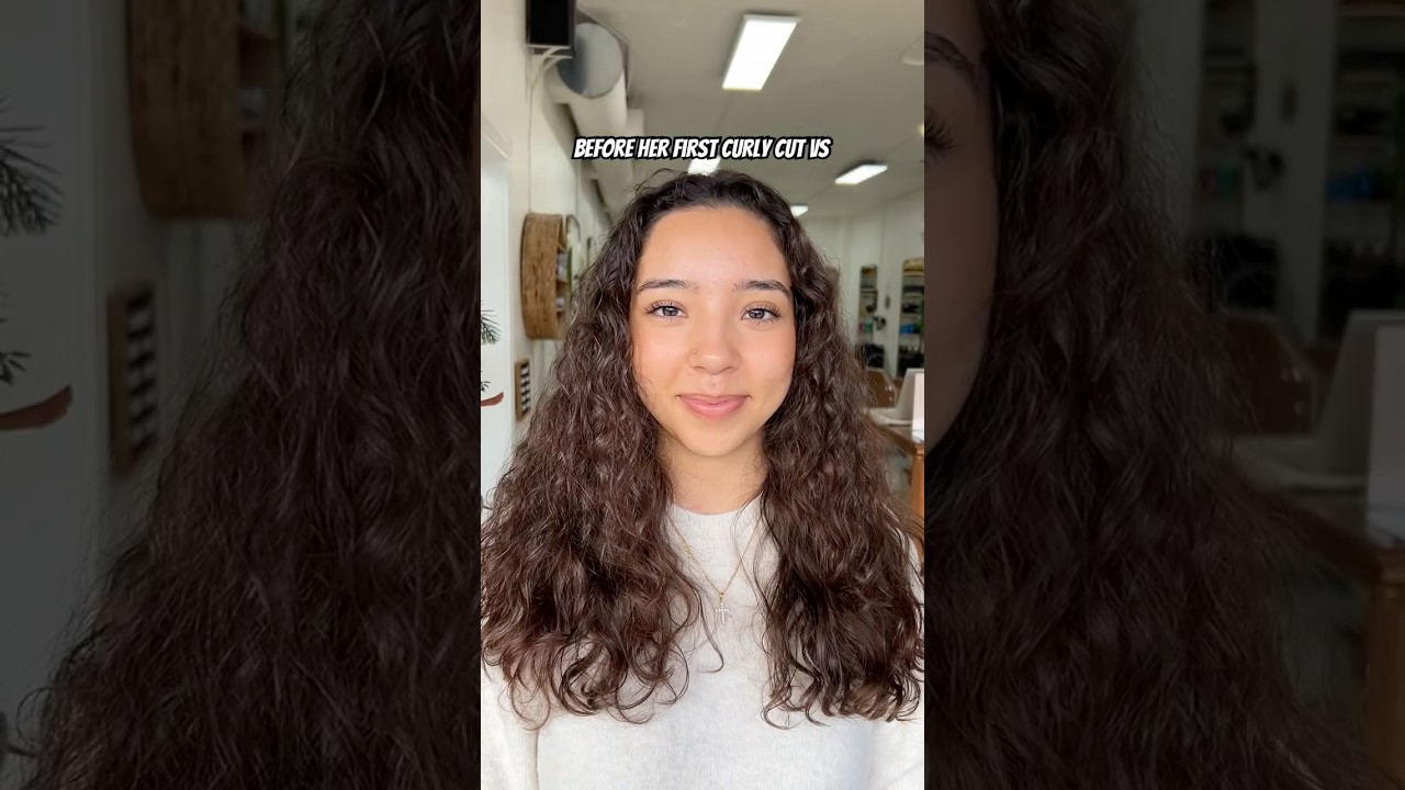 Curly cut before & after😍 #naturalhair #curlyspecialist #curlyhair