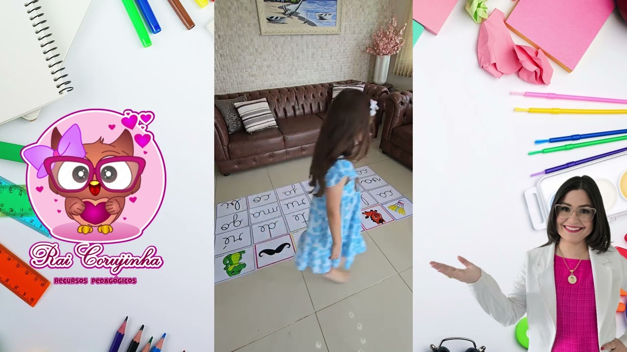 JOGO DAS SÍLABAS CURSIVAS ILUSTRADAS